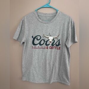 Gray Coors & cattle T-Shirt